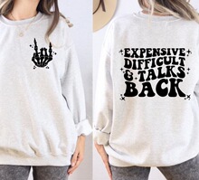 V 70514 Don't Talk to Me Skull Print Hoodie ���t��ӡ���l��