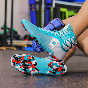 New Boxing Shoes for Men, Chinese Sanda Shoes, Fighting Training Shoes, Wear-Resistant Wrestling Shoes, Men's and Women's Boxing Professional Competition Shoes