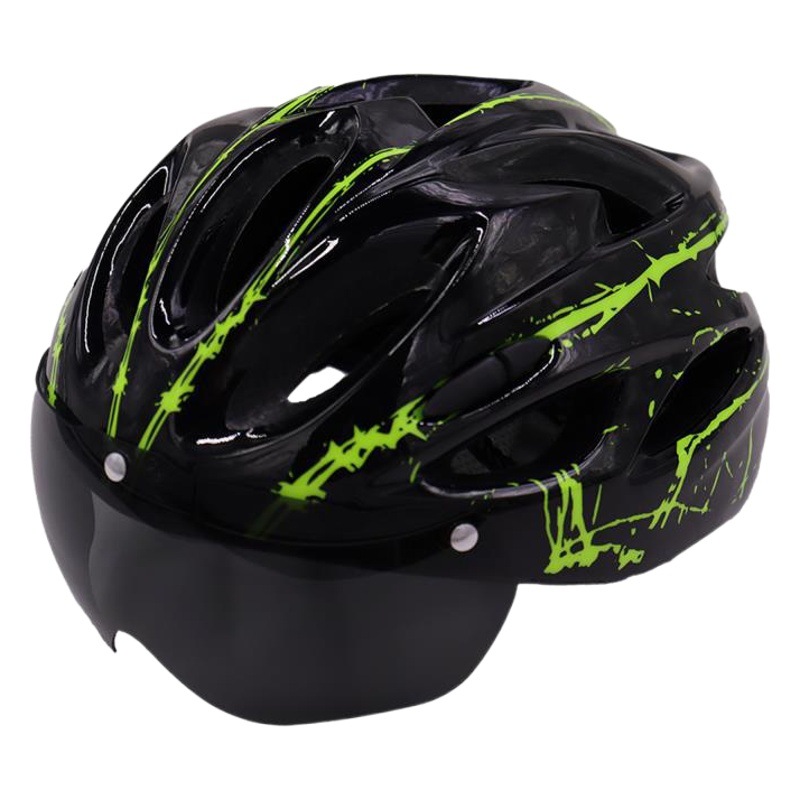 Gafas de bicicleta casco hombres y mujeres bicicleta de montaña bicicleta ciclismo equipo al aire libre casco
