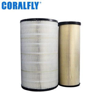 coralfly高品质卡车空气滤清器 AF26207 P781098空气滤芯过滤器