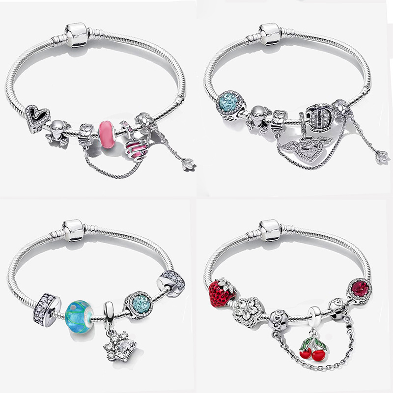 Korean Version Crystal Bracelet 2025 Spring and Summer New Light Luxury Temperament Jewelry Set Bracelet Wholesale