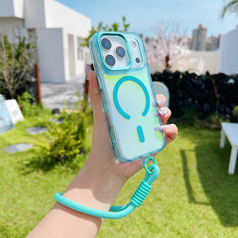 ブライトシャドウカメレオン磁気吸引 IP17pro max Samsung A56 携帯電話ケース カラフルな A55 A06 オールインクルーシブ スーパー|undefined
