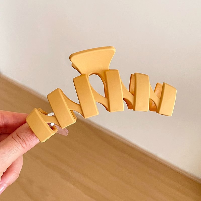 2025 estilo coreano nuevo clip de tiburón grande temperamento elegante pinza para el cabello de alta calidad para mujer