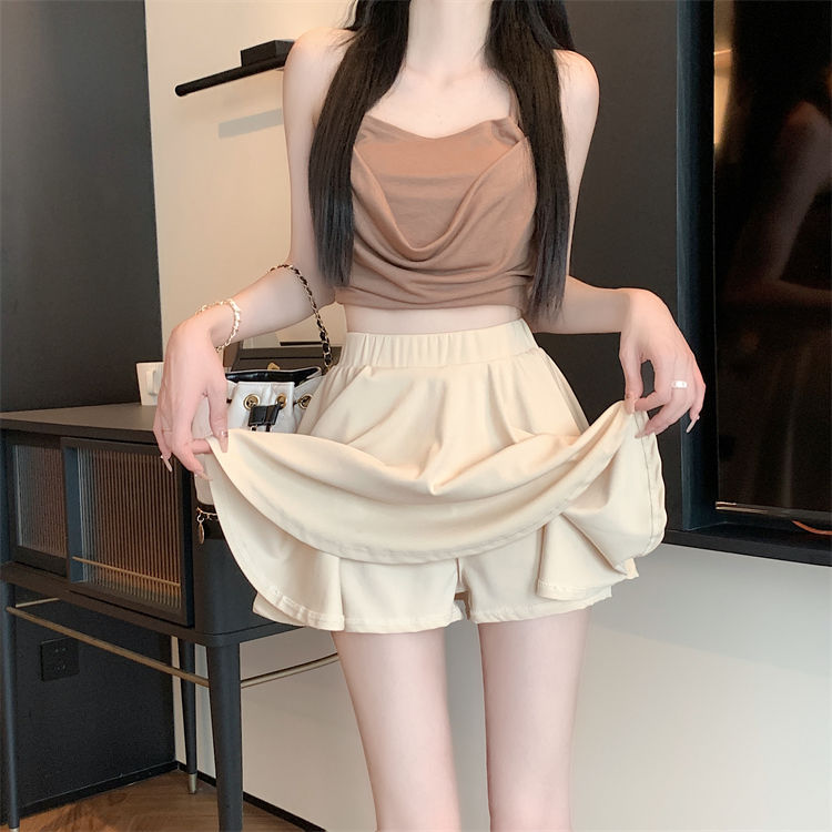Summer pleated skirt