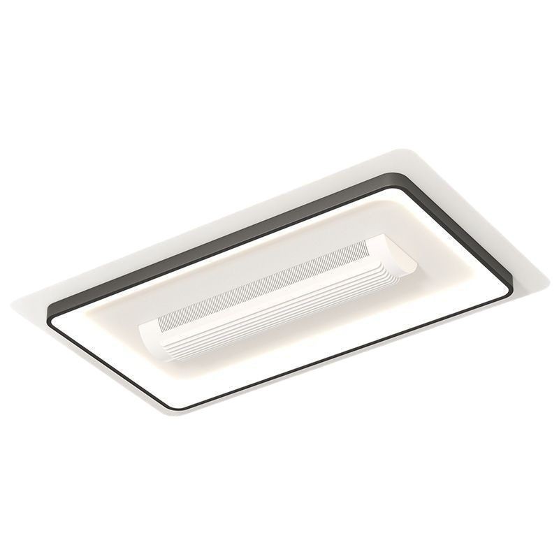 [Selección estricta] lámpara de techo toda la casa combina paquete de lámparas de lámpara moderna simple rectangular pasillo lámpara de ventilador de techo