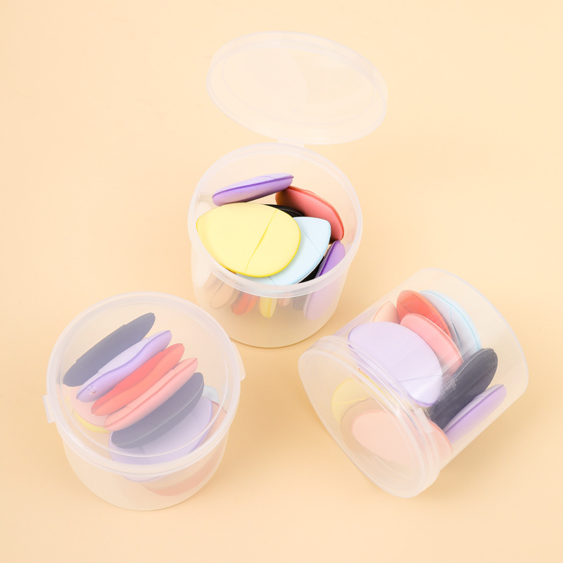 Cojín de aire para dedos al por mayor, soplo de polvo, húmedo y seco, mini corrector de la punta del pulgar, base líquida pequeña, maquillaje con esponja, maquillaje