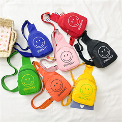 Children's Bag Little Girl Crossbody Bag Cute Smiling Mini Crossbody Bag for Boys 2021 Baby Fashion Travel Backpack
