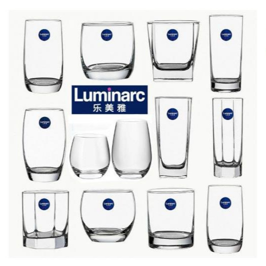 Lemeiya Glass Household Heat-Resistant Thickeneded Tea Cup Glass Water Cup Set Transparent 6-Pack Drinking Cup for Home Use