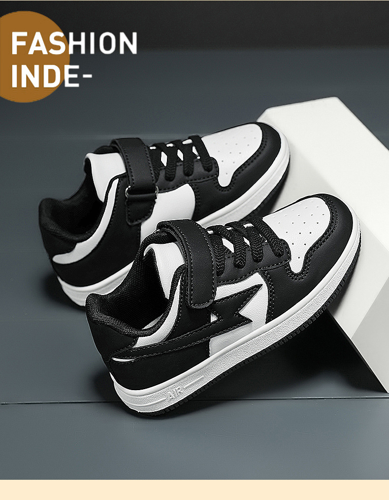 Scarpe da ginnastica per bambini 2024 primavera nuove scarpe sportive in pelle per ragazzi, scarpe da corsa basse per studenti di medie e grandi dimensioni, lotto di commercio estero_voghion.com
