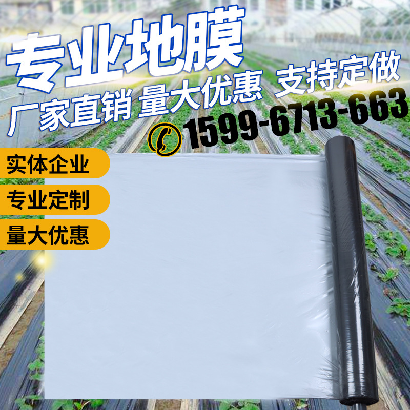 Double color Film black and white Agriculture strawberry Film Silver Black Reflective film means of agricultural production Orchard Weed Film Cover film