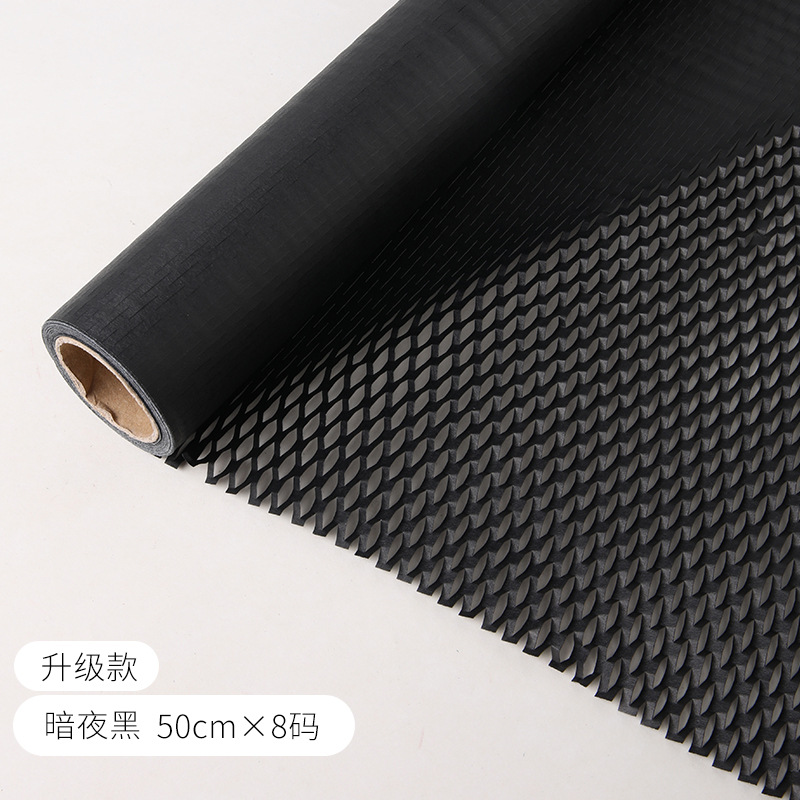 Papel de regalo de nido de abeja, papel de regalo acolchado con rejilla colorida, papel kraft de nido de abeja, venta al por mayor.