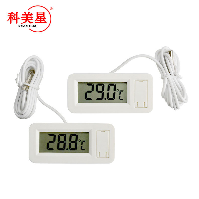 1米线迷你嵌入式电子爬宠数显温湿表室内车载冰箱温湿度计TPM-30