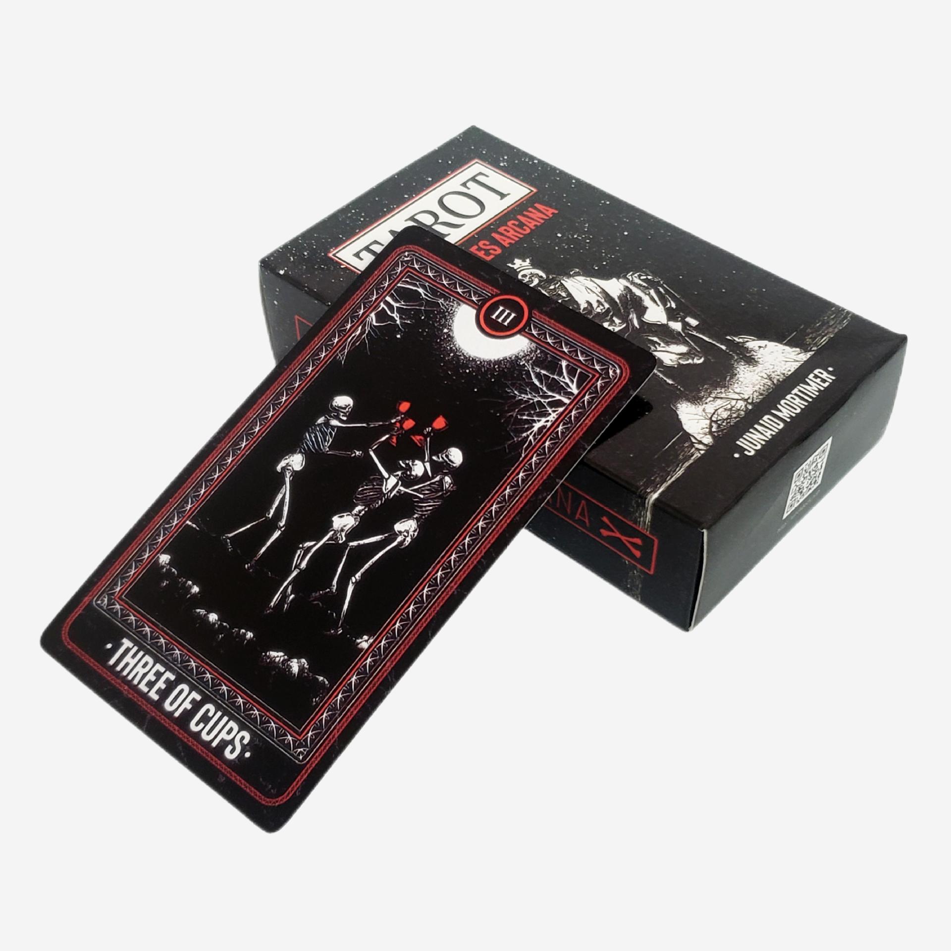 The Bones Arcana Tarot Board Game Cards For Party Games_voghion.com