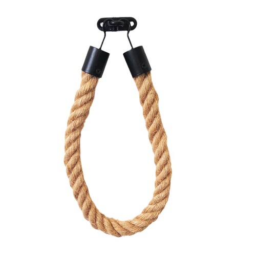 New punch-free iron hook hemp rope paper towel holder kitchen bedroom wall hanging paper roll holder toilet paper holder