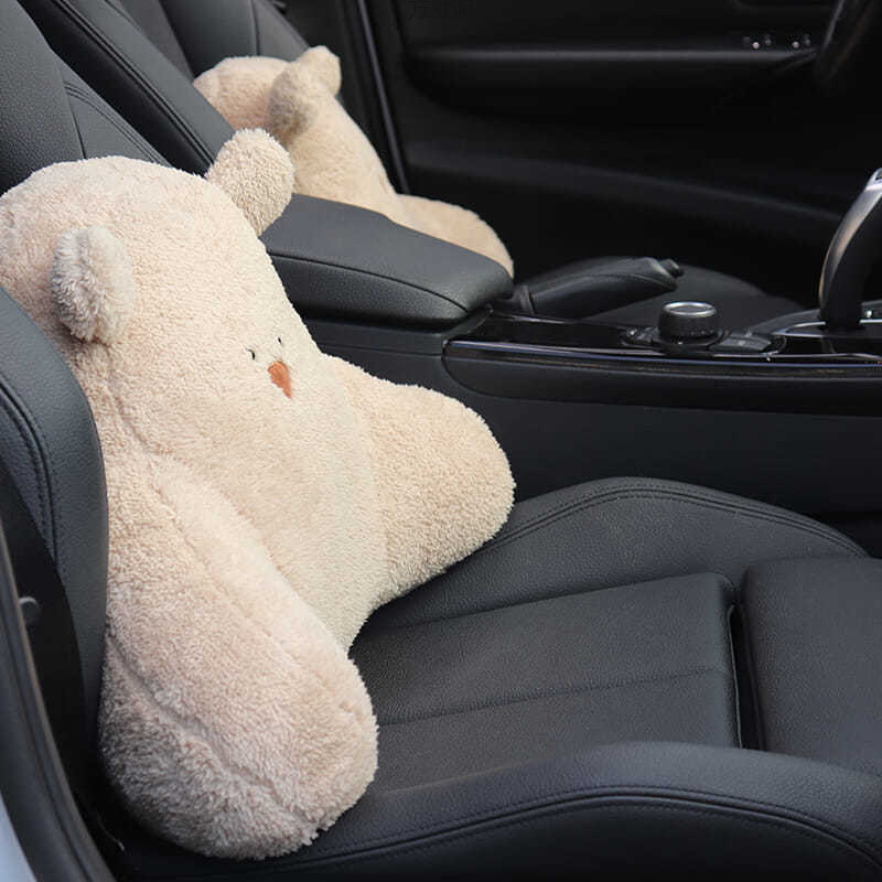 자동차 쿠션 허리 쿠션 허리 베개 자동차 귀여운 뒤 쿠션 운전석 머리 받침 베개 자동차 쿠션 허리 보호 허리