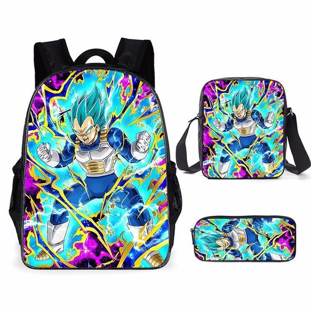Mochila Dragon Ball de animación transfronteriza, mochila para estudiantes de Dragonball, mochila de poliéster Wukong, bolso de hombro