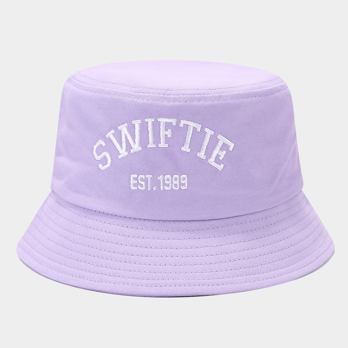Nueva SWIFTIE bordado sombrero de pescador de verano moda fanáticos sombrero pareja sombrero de bañera solar transpirable