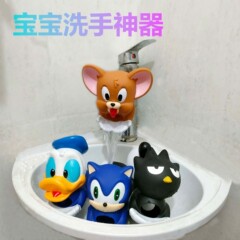 アップグレードされた子供用手洗いエクステンダー漫画赤ちゃん手洗い延長蛇口延長アーティファクト水道管ノズル飛沫防止