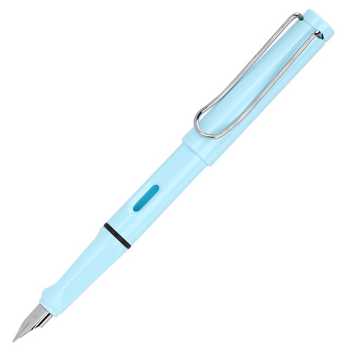 Factory Directly Sent Student Posture Pen Morandi Grade 3 Primary School Student Handwriting Practice Reusable Ink Cartridge Pen