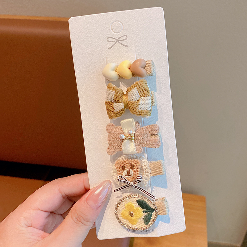 Niñas no lastiman el cabello de bebé broca de cabello de color leche, lindo broca de cabello de sudor para niños, broca de cabello de bebé