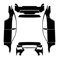Car paint protective film Invisible Car Cover Tpu - glossy-black-tpu-lexus-ls