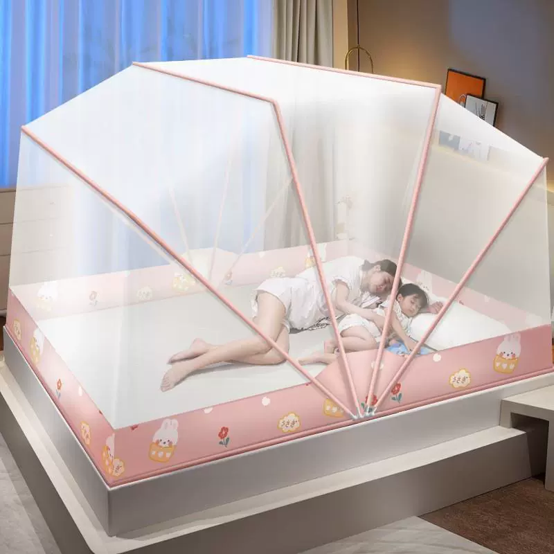 TikTok's same Internet celebrity folding mosquito net 2024 summer new dormitory without installation, document tent upper and lower bunk