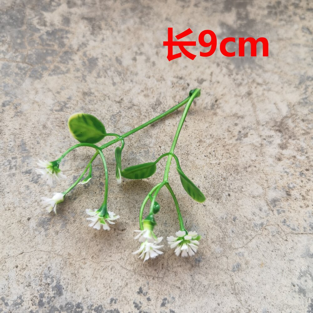 Imitación de hojas verdes hierba de agua hoja persa decoración de flores de boda pared flor de pecho accesorios de muñeca flores diy accesorios hechos a mano