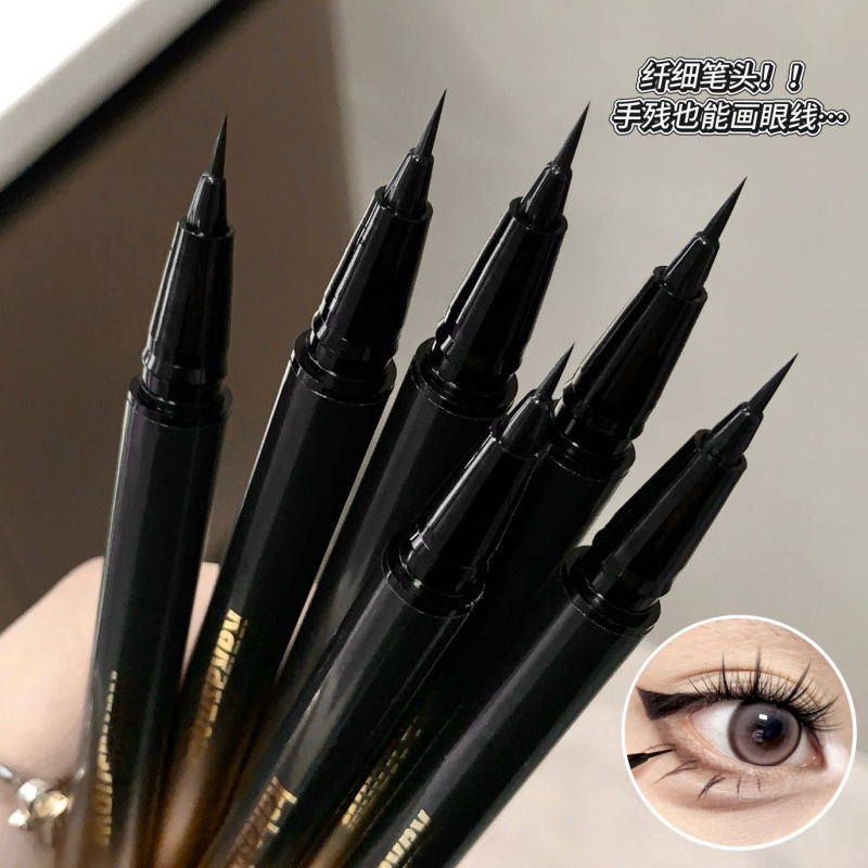 Kakashow natural temperamento delineador de ojos pen impermeable anti-transpiración no decoloración no es fácil de desvanecer maquillaje transfronterizo image 4