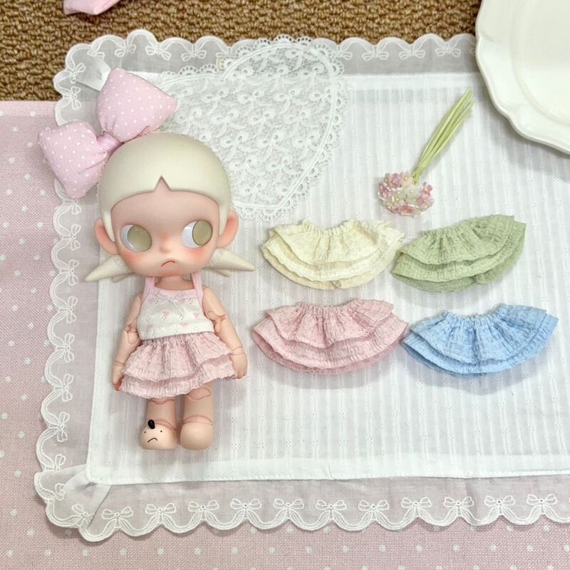 Zsiga Double-Layer Cake Skirt Long-Leg Kt Short Skirt 10cm Doll Dress Mini Doll Clothes Wholesale Zsiga Double-Layer Cake Skirt Long-Leg Kt Short Skirt 10cm Doll Dress Mini Doll Clothes Wholesale
