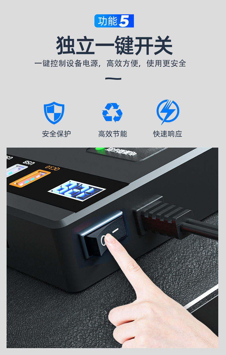 Car truck 12V/24V to 220V multifunctional car inverter converter mobile phone socket charger