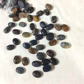 天然彼得石椭圆蛋面戒面裸石13X18mm颜色鲜艳纹路明显高性价比