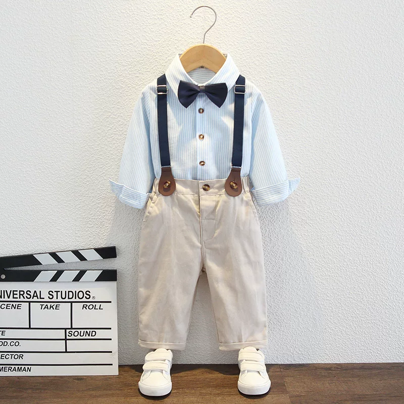 Children's summer dress, classic suit jacket for boys, overall, trousers, flower boy costume, special occasion clothing, British style