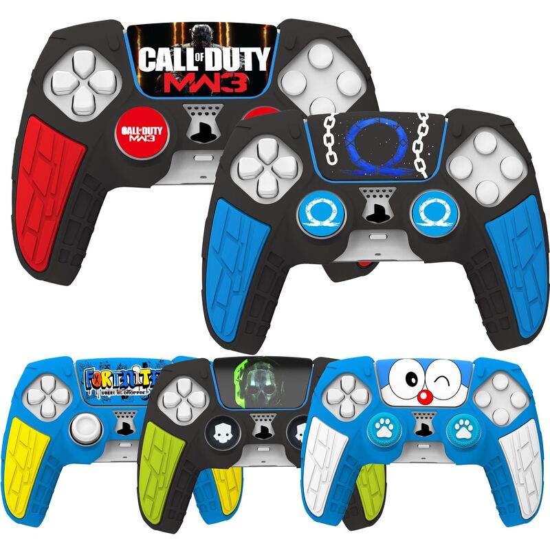 PS5 Game Handle Silicone Case PS5Pro Pattern Silicone Handle Case PS5 Gaming Accessories Case