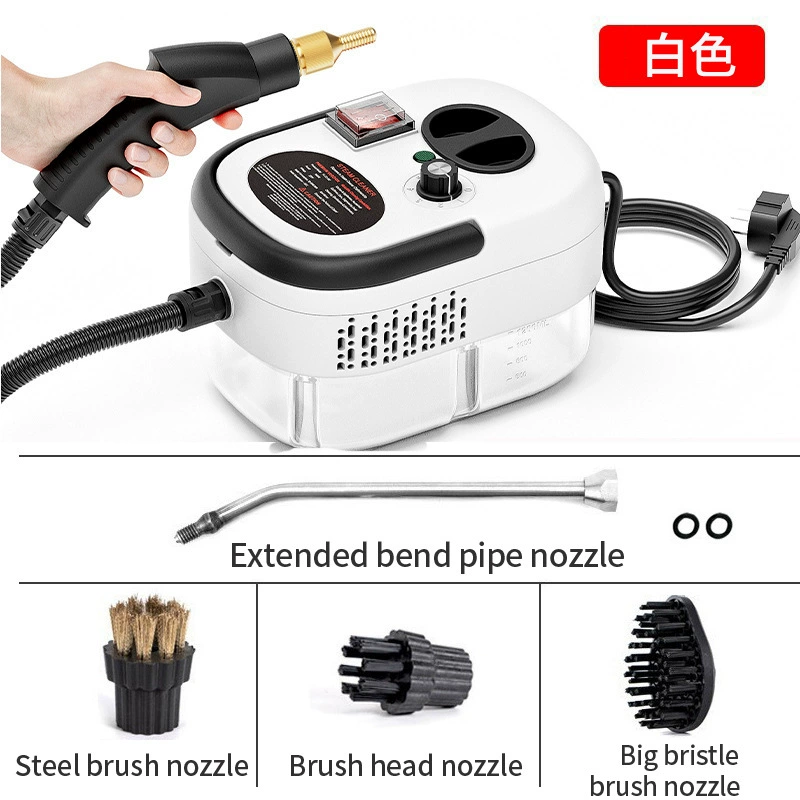 Многофункциональная пароочиститель, ручная приставка, регулируемая пара, несколько насадок, варианты вилок EU/US/UK