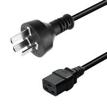 廠家供應阿根廷IRAM三芯電源插頭線 阿根廷C19插頭電源線