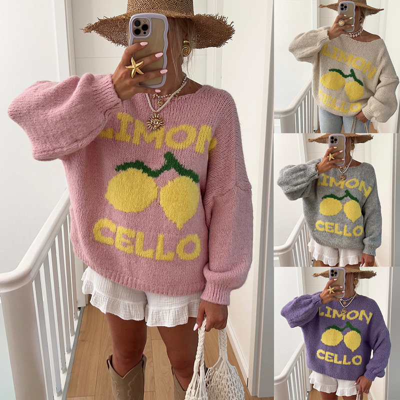 Dunhuang.Com Small Batch Women's Cardigan Sweater V-Neck Top Long-Sleeve Sweatshirt Personalized Women's Casual Jacquard Sweater Dunhuang.Com Small Batch Women's Cardigan Sweater V-Neck Top Long-Sleeve Sweatshirt Personalized Women's Casual Jacquard Sweater