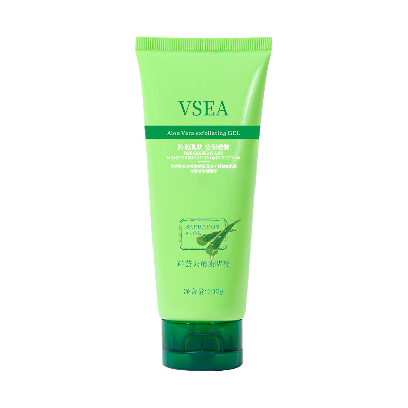 VSEA Aloe Vera exfoliating gel face to remove dead skin whole body natural aloe vera rub mud treasure wholesale