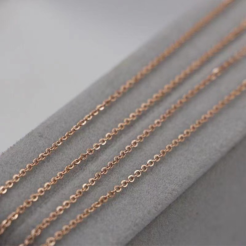 Fashion Geometric Titanium Steel Chain Necklace display picture 1