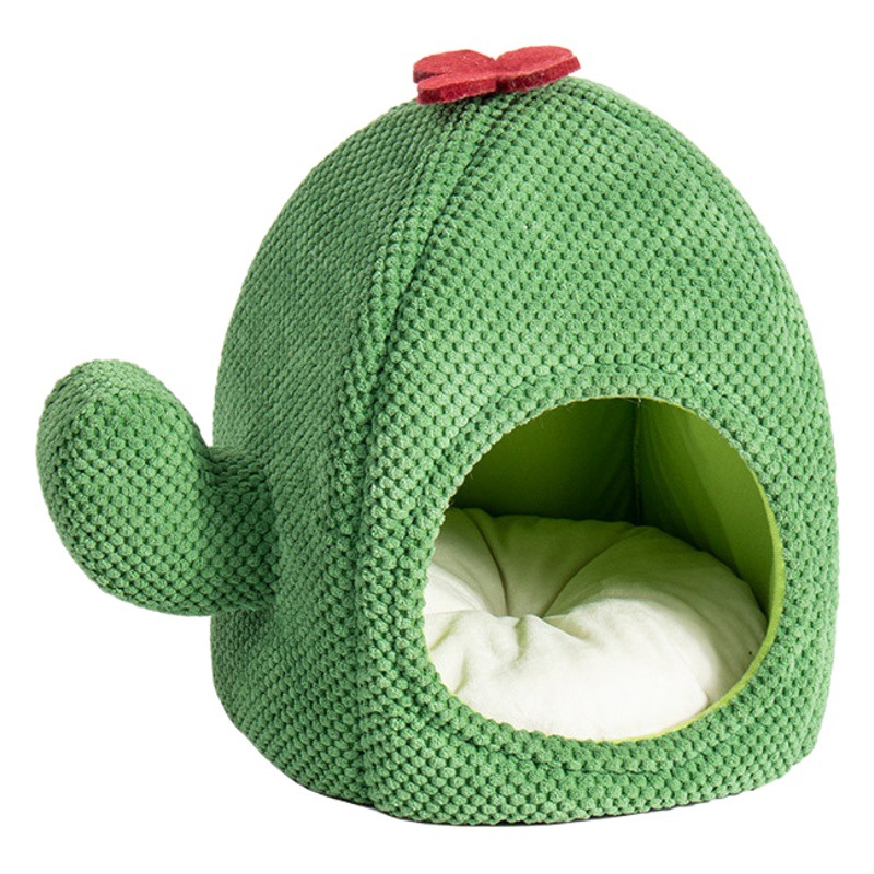 Nuevo cactus transfronterizos nidos de mascotas nido gato nido cálido perrera Otoño e Invierno casa nido al por mayor en stock