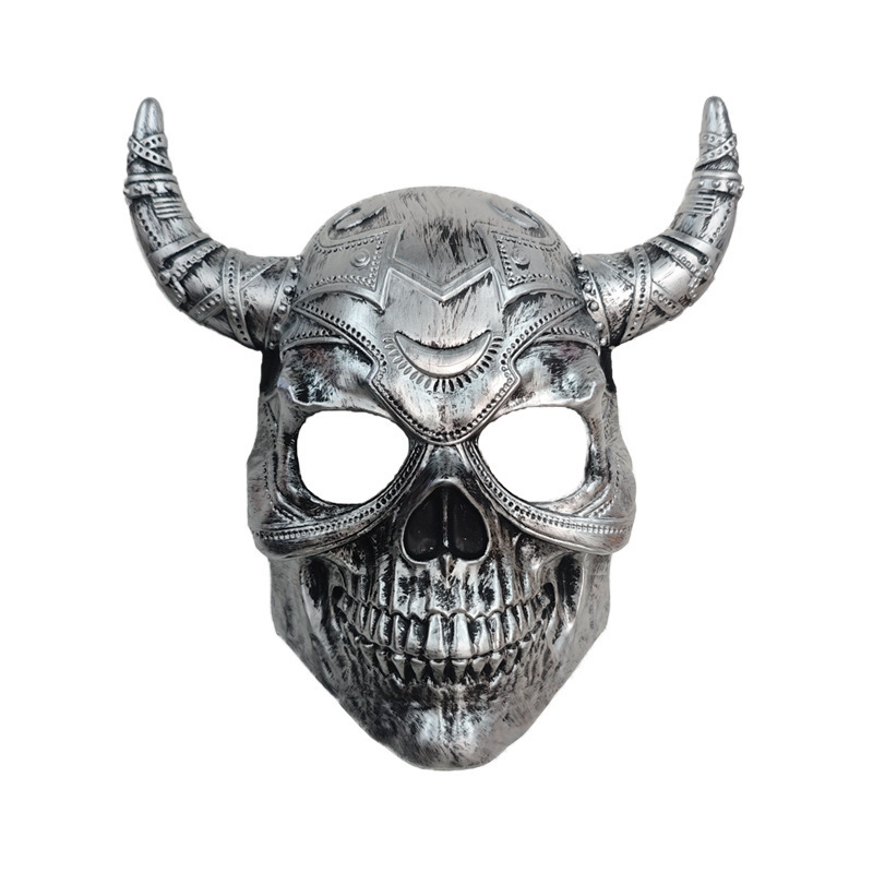 La máscara de estilo vikingo, la máscara Nephilim, la máscara de esqueleto de Nephilim, los propósitos de baile, el toque TK.