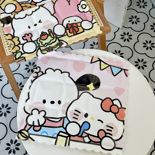 Three-Eagles Lovely Puppy Cute Summer Cooling Cushion Gel Cooling Cute Student Indoor Seat Back Pet Mat