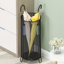 雨伞收纳直筒透明圆柱桶办公室家用雨伞桶整理架门口挂放雨伞置物