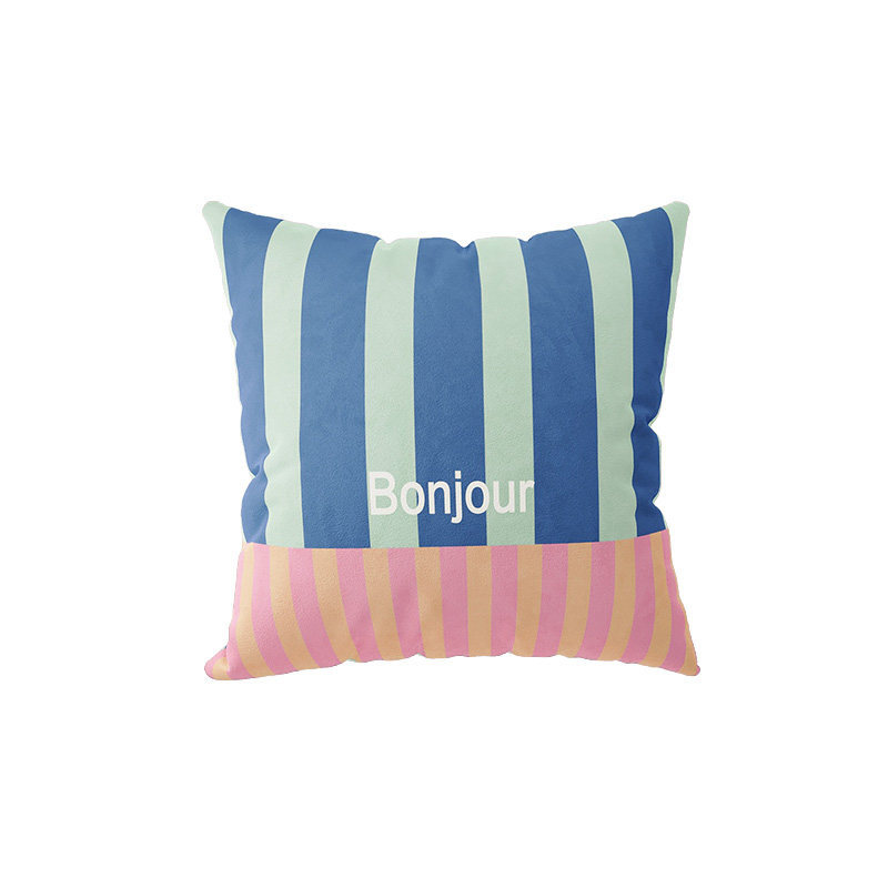 Memphis coreano almohada almohada simple casero moderno crema de viento sofá sala de estar almohada de dopamina almohada de cintura