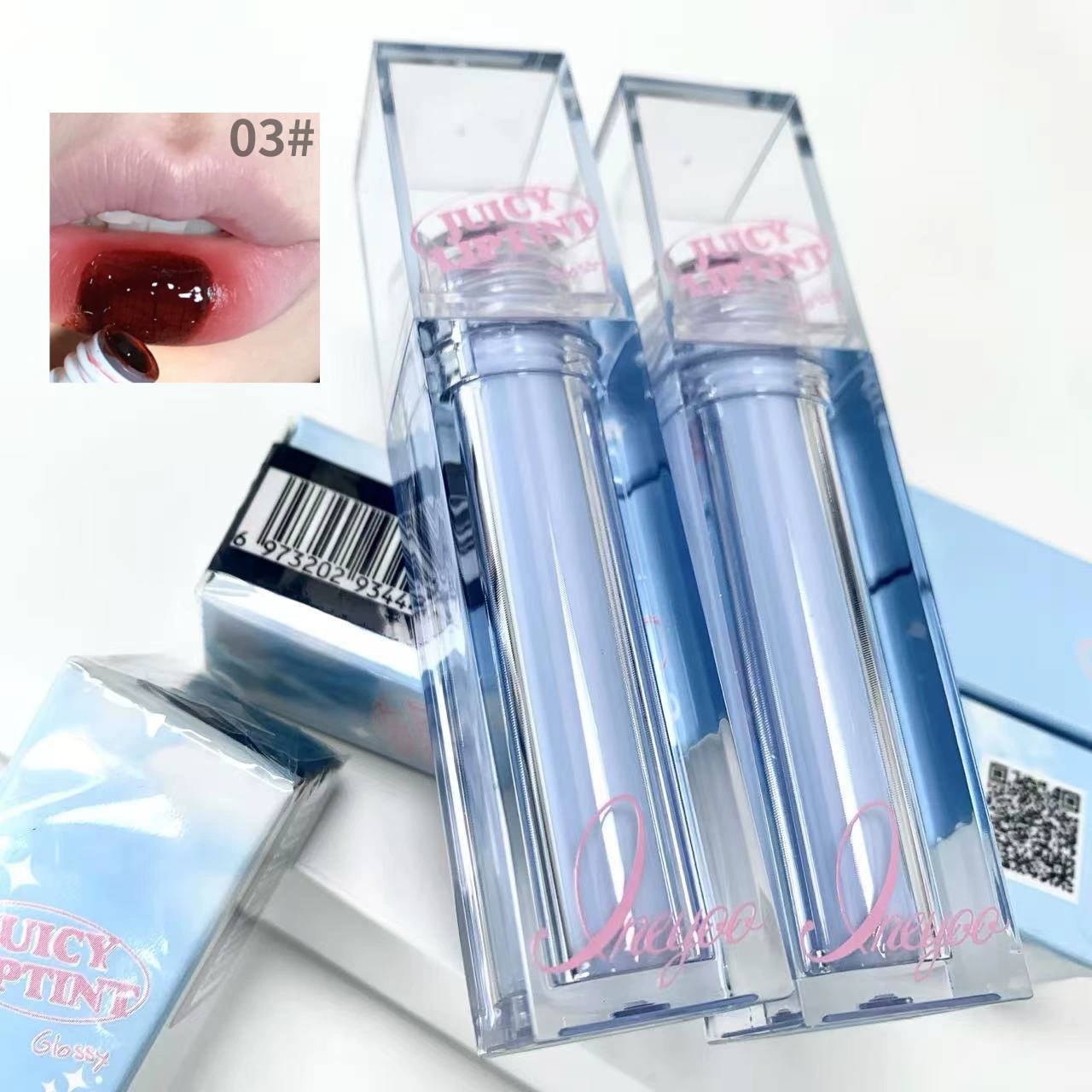 INKYO водная помада Water Dew Lip Tint водо-легкий зеркальный увлажняющий блеск для губ