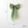 Green snow gauze bow 60CM/32g