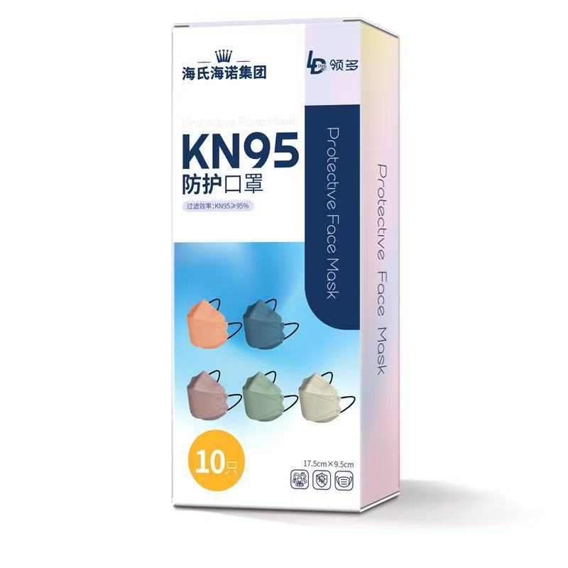 海氏海诺医用外科口罩夏季薄款清凉玻尿酸N95鱼嘴型防护儿童口罩|undefined