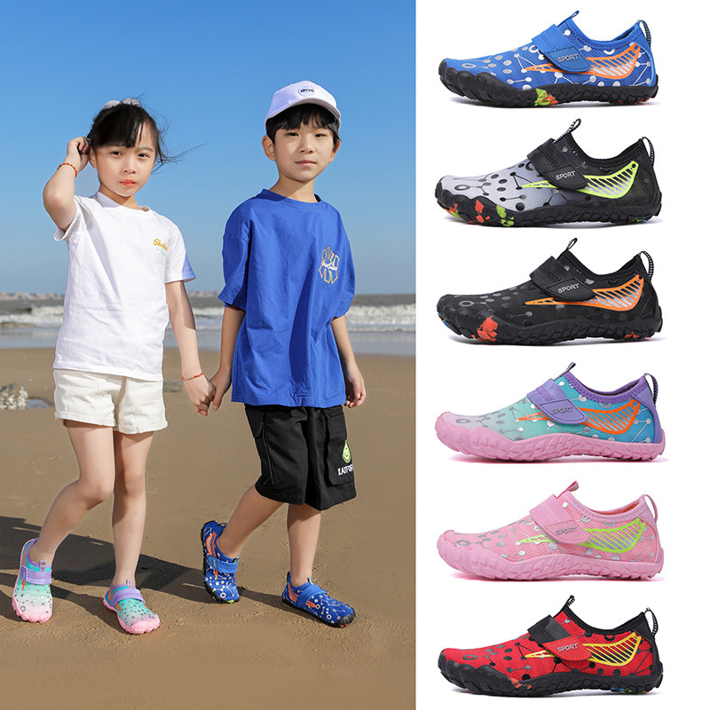 Cross-Border Five-Finger Water Shoes, River Tracing Shoes, Hiking Shoes, Treadmill Training Shoes, Children's Beach Swimming Shoes, Amphibious Shoes