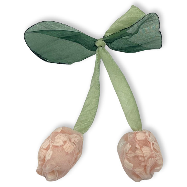 新款甜美网纱郁金香花苞 手工diy头饰发圈饰品配件帽饰服装辅料|undefined
