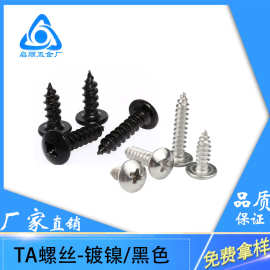 厂家现货批发TA伞头十字自攻钉大扁头螺丝螺栓M3M3.5M4M5免费拿样