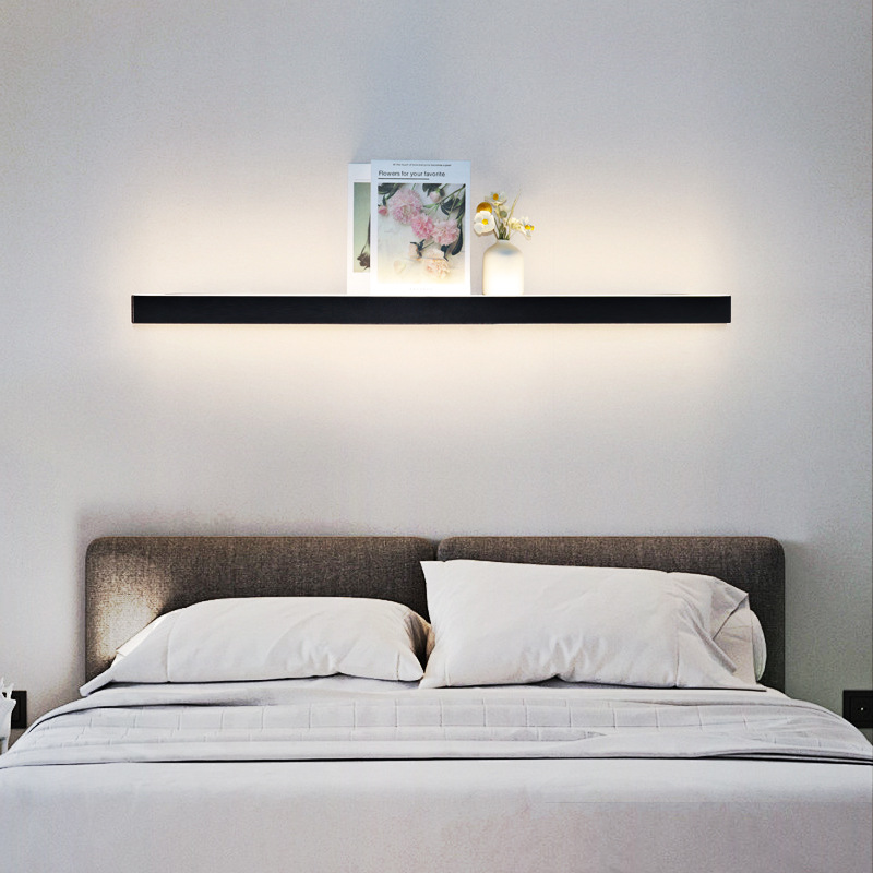 lámpara de pared de fondo sofá sala de estar lámpara de pared de fondo LED lámpara de cama lámpara de cama decoración de iluminación Zhongshan